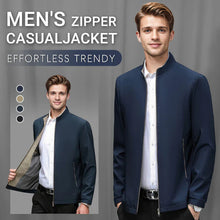 Load image into Gallery viewer, Men&#39;s Standing Collar Zipper Casual Jacket
