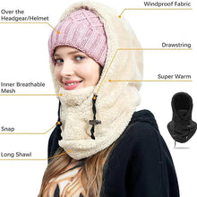 Load image into Gallery viewer, Sherpa Hood Ski Mask
