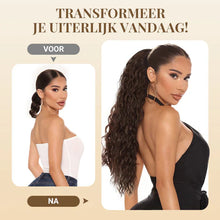 Load image into Gallery viewer, Curly Wavy Frizzy Hair Extension with Ponytail
