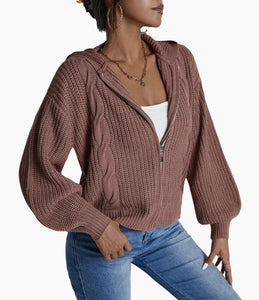 Cozy zip-up Sweater