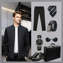 Load image into Gallery viewer, Men&#39;s Standing Collar Zipper Casual Jacket
