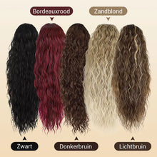 Load image into Gallery viewer, Curly Wavy Frizzy Hair Extension with Ponytail
