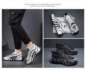 Men's soft sole breathable running shoes