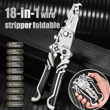 Load image into Gallery viewer, 💥2025 New Upgrade💥Multifunctional Folding Wire Stripper-Professional Electrician Tool
