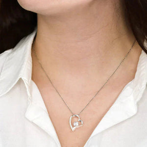 FOREVER LOVE NECKLACE - WITH REAL ROSE - TO MY BABY
