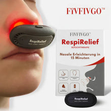 Load image into Gallery viewer, Fivfivgo™ RespiRelief Rotlicht Nasaltherapiegerät
