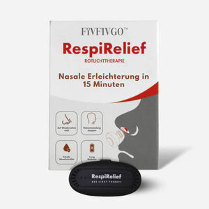 Fivfivgo™ RespiRelief Rotlicht Nasaltherapiegerät