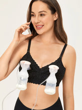 Load image into Gallery viewer, Cotton Lining Hands Free Pumping Bra
