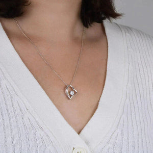 FOREVER LOVE NECKLACE - WITH REAL ROSE - TO MY BABY