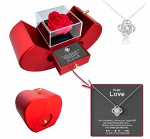 Load image into Gallery viewer, FOREVER LOVE NECKLACE - WITH REAL ROSE - TO MY LOVE
