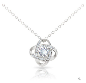 FOREVER LOVE NECKLACE - WITH REAL ROSE - TO MY LOVE