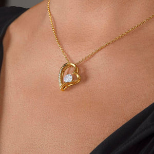 Sterling Silver Necklace - With Real Rose - My Love