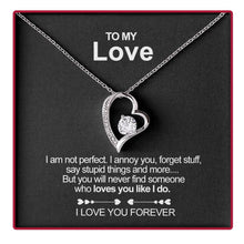 Load image into Gallery viewer, Sterling Silver Necklace - With Real Rose - My Love
