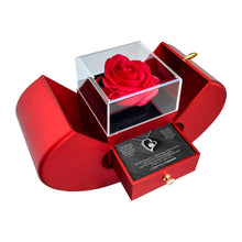 Load image into Gallery viewer, Sterling Silver Necklace - With Real Rose - My Love
