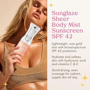☀️Sheer Body Mist Sunscreen-SPF 42 - 6.8 oz 🌊