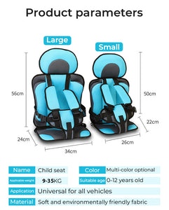 Safe Portable Car Baby Safety Seat