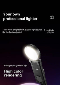 All in one! Bluetooth selfie stick