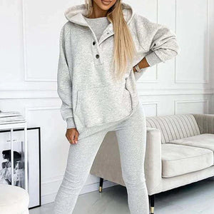 2024 Women's Sports Leisure Coat + Slim Vest + Trousers, 3-Piece Set