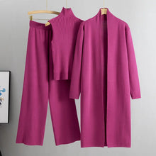 Load image into Gallery viewer, 3-Piece Set - Autumn Sleeveless Vest &amp; Cardigan &amp; Trousers
