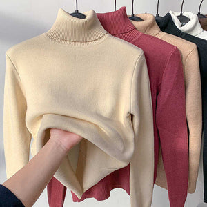 🎅Christmas Specials 49% OFF🎁Winter fleece thick knitted bottoming shirt