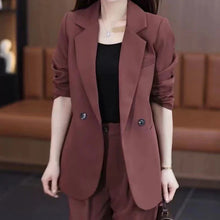 Load image into Gallery viewer, Women&#39;s Trendy Solid Color Two-Piece Outfits Blazer &amp; Pants
