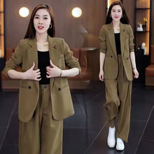 Load image into Gallery viewer, Women&#39;s Trendy Solid Color Two-Piece Outfits Blazer &amp; Pants
