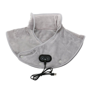 Electric Heating Pad for Neck and Shoulders with Vibration