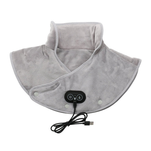Electric Heating Pad for Neck and Shoulders with Vibration