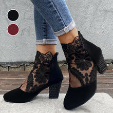 Load image into Gallery viewer, Women&#39;s lace high heels
