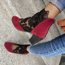 Load image into Gallery viewer, Women&#39;s lace high heels
