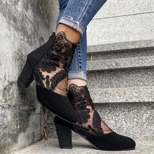 Load image into Gallery viewer, Women&#39;s lace high heels

