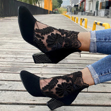 Load image into Gallery viewer, Women&#39;s lace high heels
