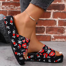 Load image into Gallery viewer, Non-slip, sweat-absorbing platform slippers
