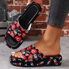 Load image into Gallery viewer, Non-slip, sweat-absorbing platform slippers
