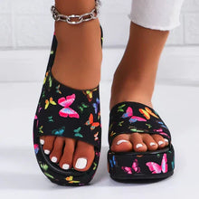 Load image into Gallery viewer, Non-slip, sweat-absorbing platform slippers
