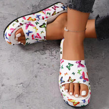 Load image into Gallery viewer, Non-slip, sweat-absorbing platform slippers

